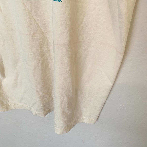 Sporty & Rich Athletic Club Tee Shirt Cream Size S - Picture 5 of 8